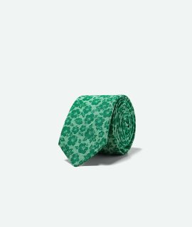 Narrow Floral Tie