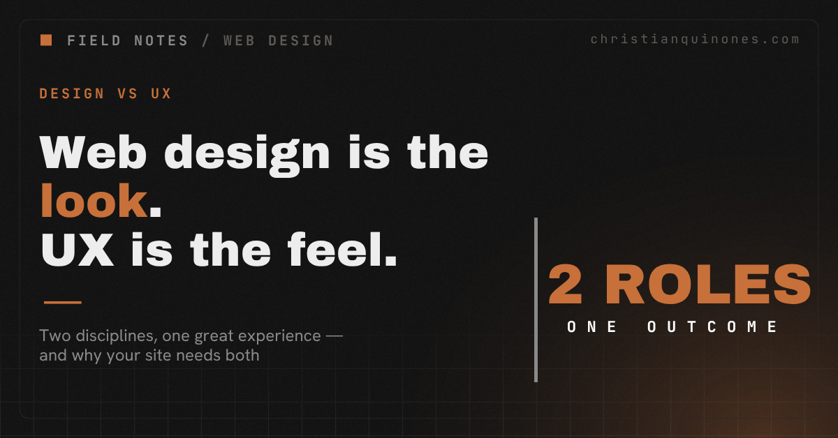 Web Design vs UX Design: What’s the Difference?